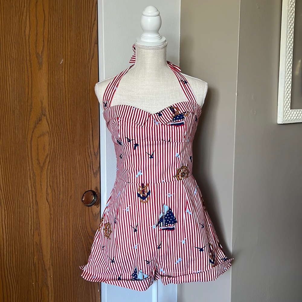 RARE Tara Starlet Patriotic Romper
